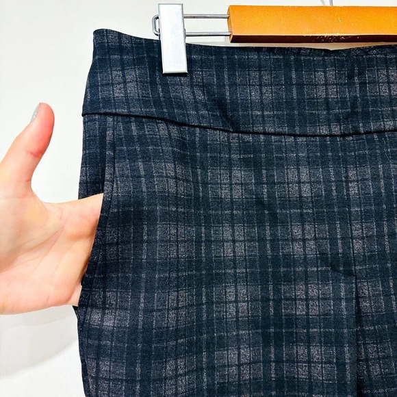 DALIA – Gray plaid skinny pants | Office-ready stretch trousers * - Picture 7 of 8